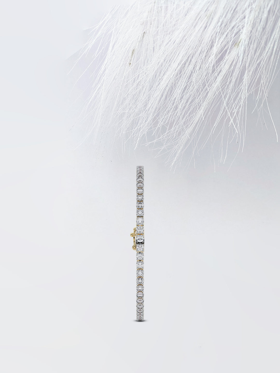 3.0ct Round Cut Tennis Moissanite Diamond Bracelet For Women