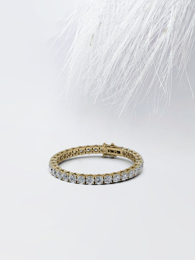 17.0ct Round Cut Tennis Moissanite Diamond Bracelet For Women