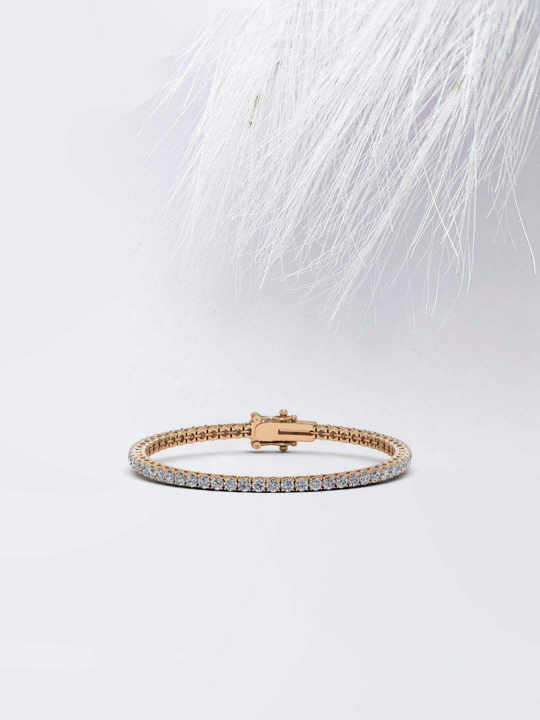 5.94ct Round Cut Tennis Moissanite Diamond Bracelet For Her