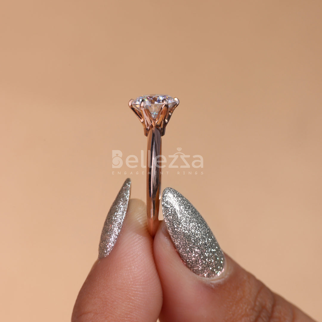 1.50CT Round Cut Solitaire Engagement Ring - Ready To Ship