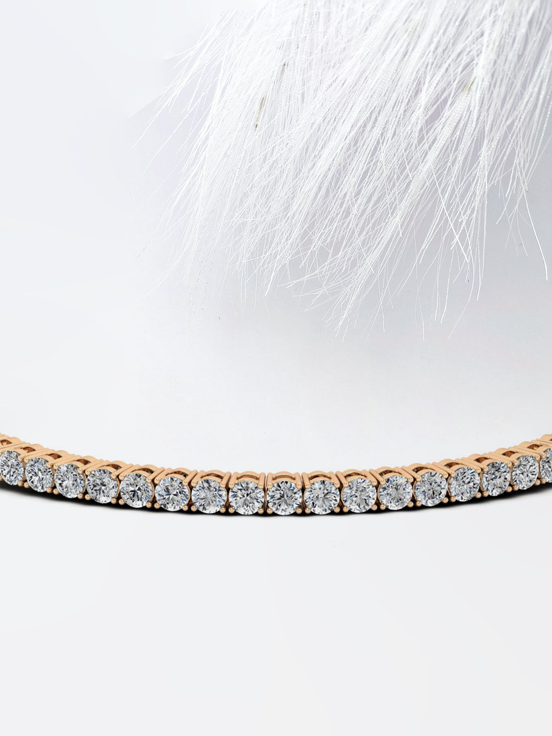 5.94ct Round Cut Tennis Moissanite Diamond Bracelet For Her