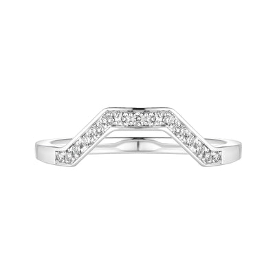 round-shaped-moissanite-curved-wedding-band