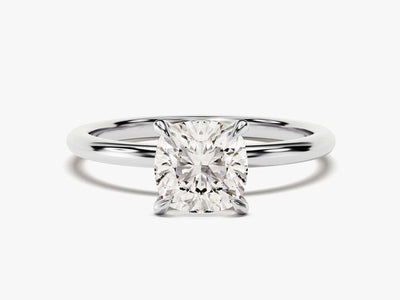 1.50CT Cushion Cut Solitaire Diamond Moissanite Engagement Ring