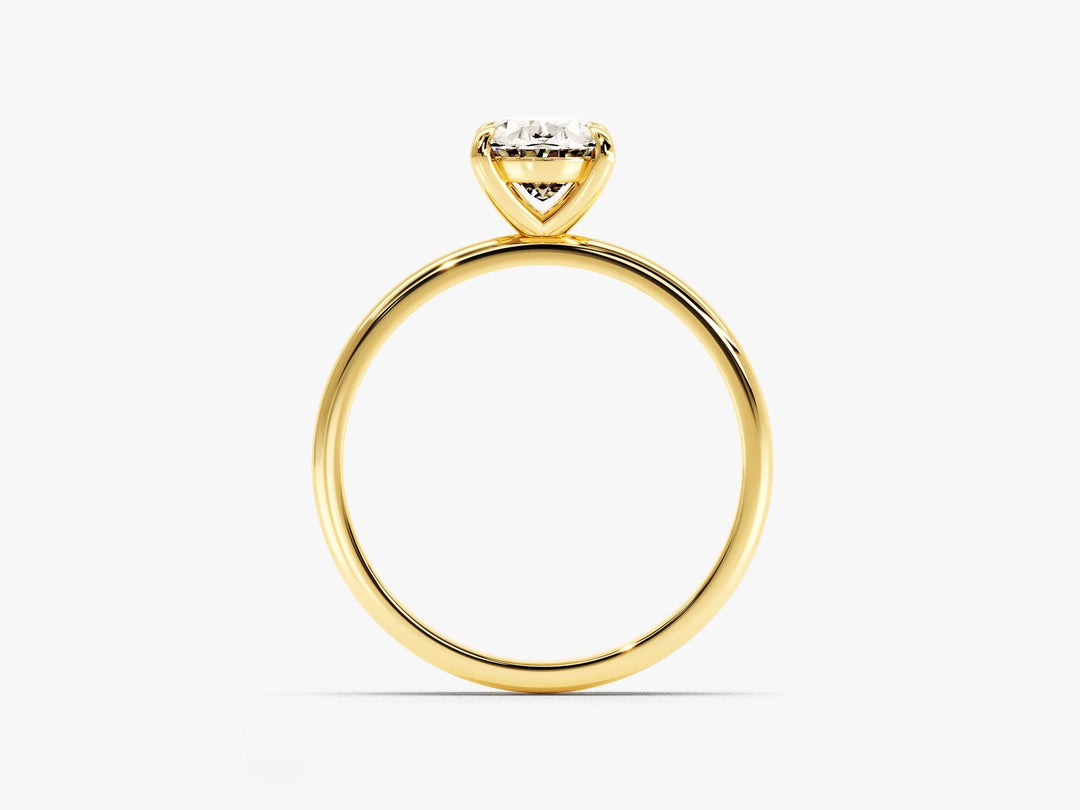 1.50CT Solitaire Oval Cut Diamond Moissanite Engagement Ring