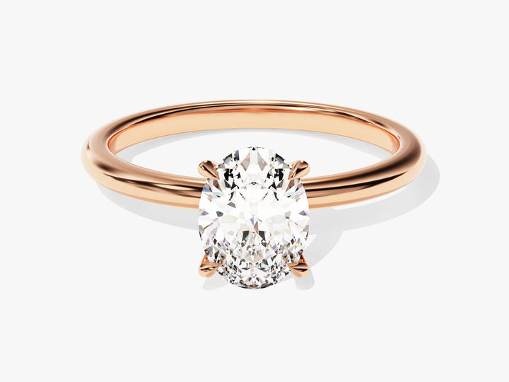 1.50CT Solitaire Oval Cut Diamond Moissanite Engagement Ring