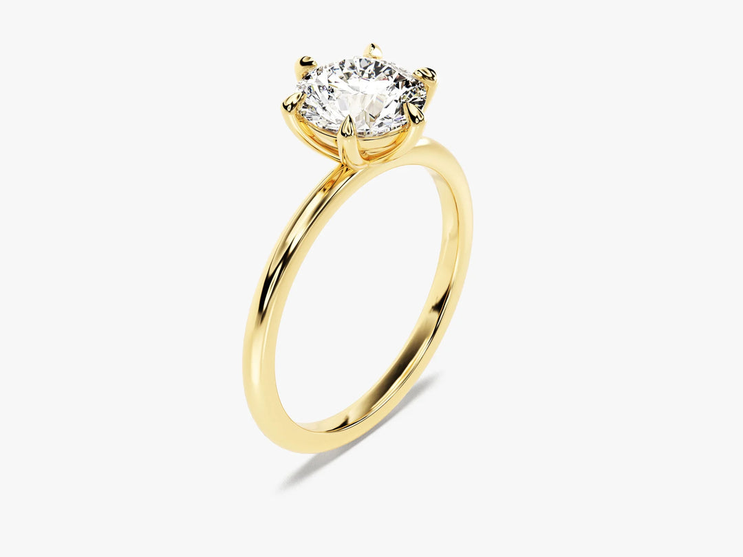 1.50CT Round Brilliant Cut Solitaire Moissanite Engagement Ring