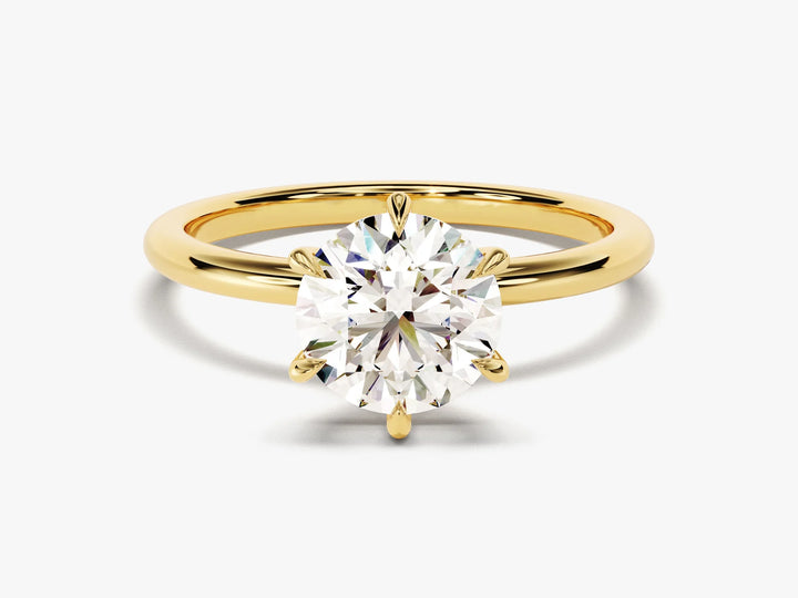 1.50CT Round Brilliant Cut Solitaire Moissanite Engagement Ring