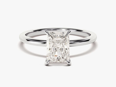 1.50CT Radiant Cut Solitaire Diamond Moissanite Engagement Ring