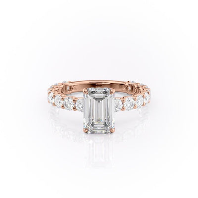 emerald-cut-pave-setting-moissanite-engagement-ring