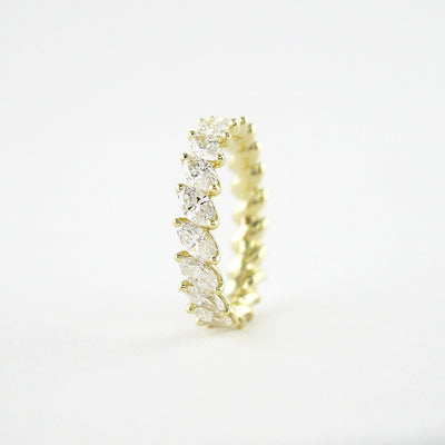 marquise-cut-full-eternity-moissanite-wedding-band-1