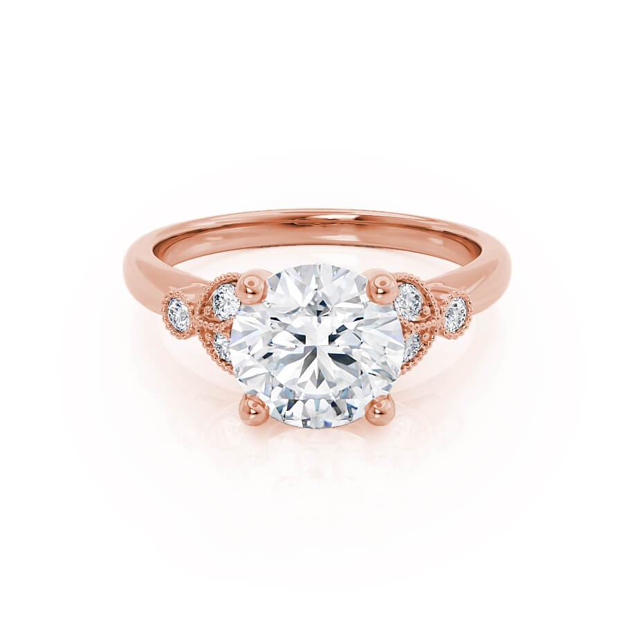 round-shaped-moissanite-cluster-style-engagement-ring-2