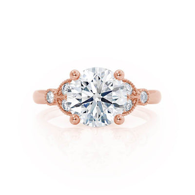 round-shaped-moissanite-cluster-style-engagement-ring-2