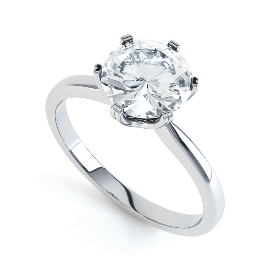round-shaped-moissanite-solitaire-engagement-ring-3