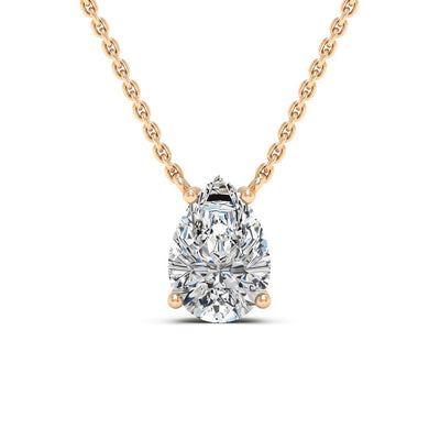 Pear Cut Diamond Moissanite Colleen Necklace For Women