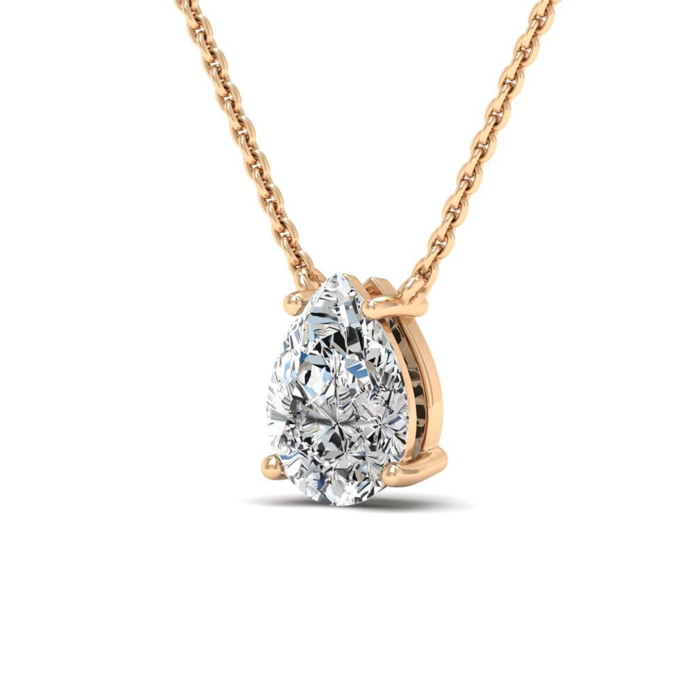 Pear Cut Diamond Moissanite Colleen Necklace For Women