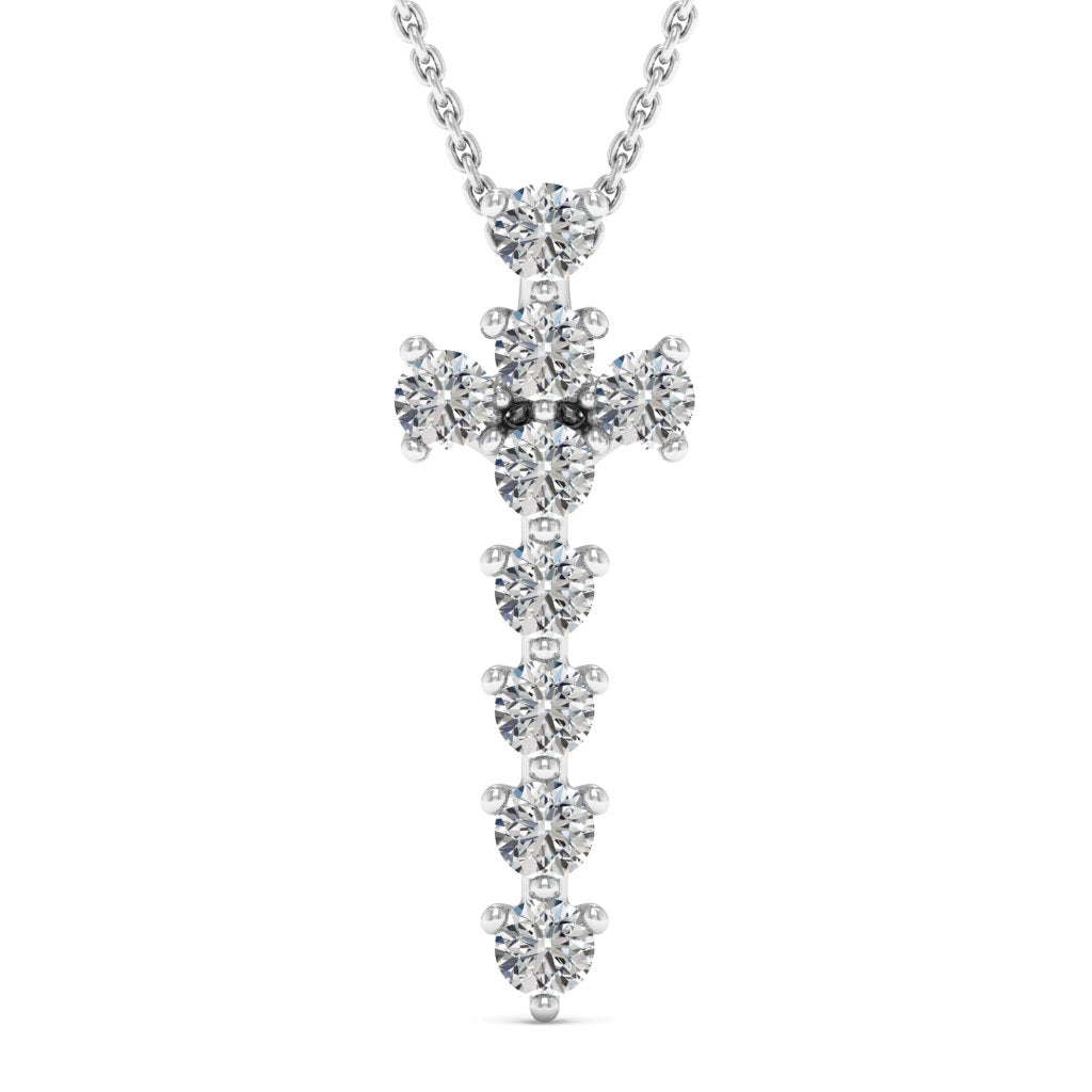Round Cut Diamond Gracie Moissanite Necklace
