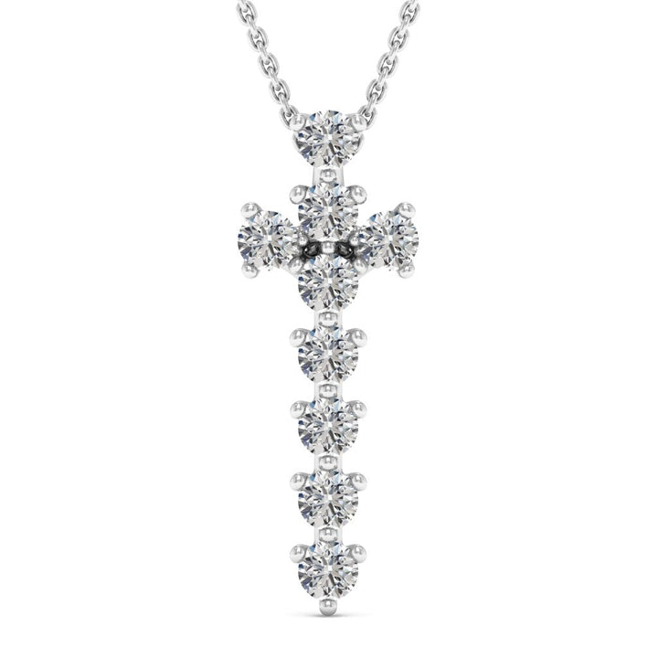 Round Cut Diamond Gracie Moissanite Necklace