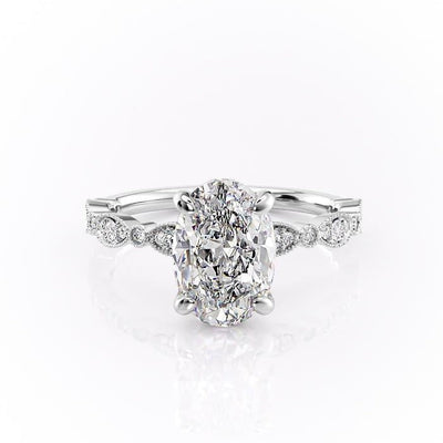 oval-solitaire-milgrain-pave-moissanite-engagement-ring