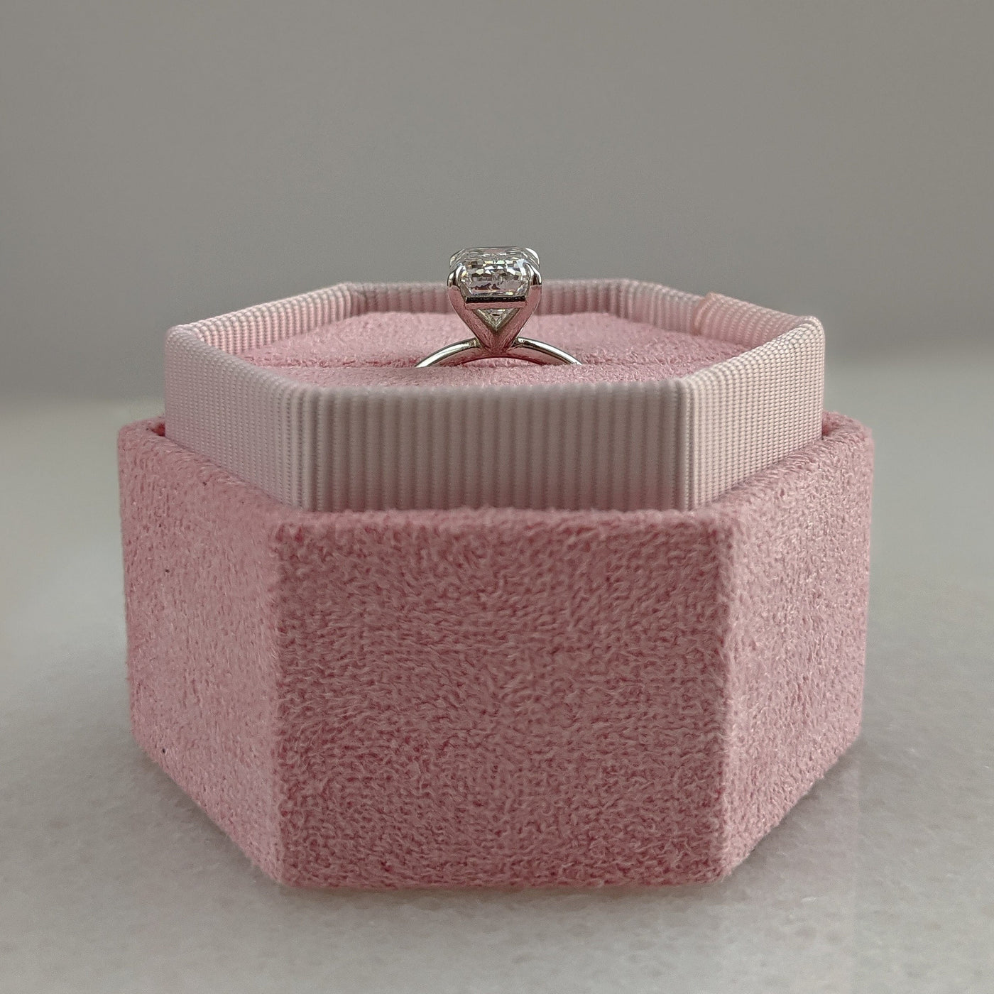 1.50-3.50 CT Emerald Diamond Solitaire Engagement Ring