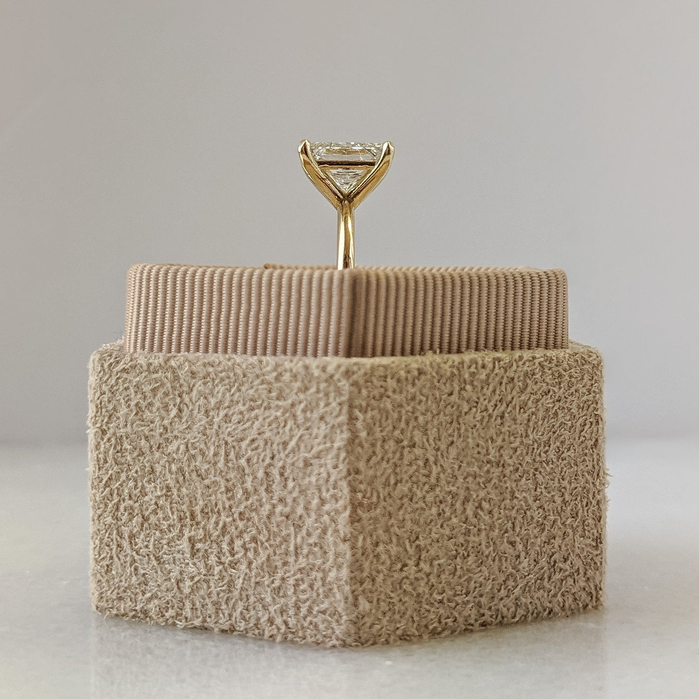 1.50 - 3.50 CT Princess Diamond Solitaire Engagement Ring