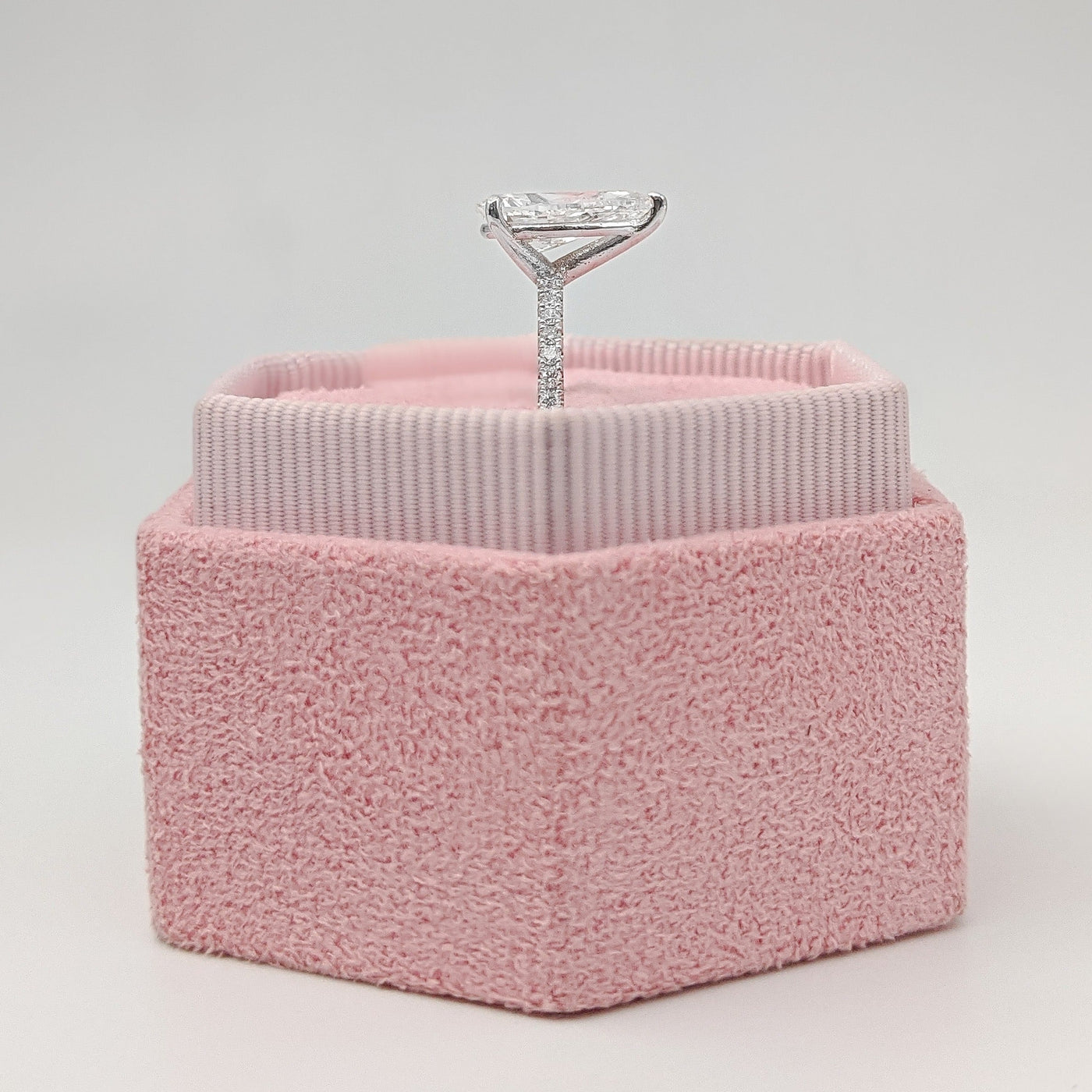 1.70 - 3.50 CT Pear Diamond Pave Style Engagement Ring