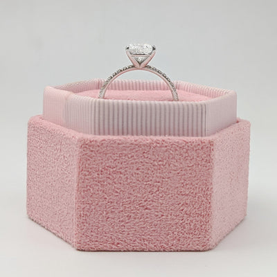 1.70 - 3.50 CT Pear Diamond Pave Style Engagement Ring