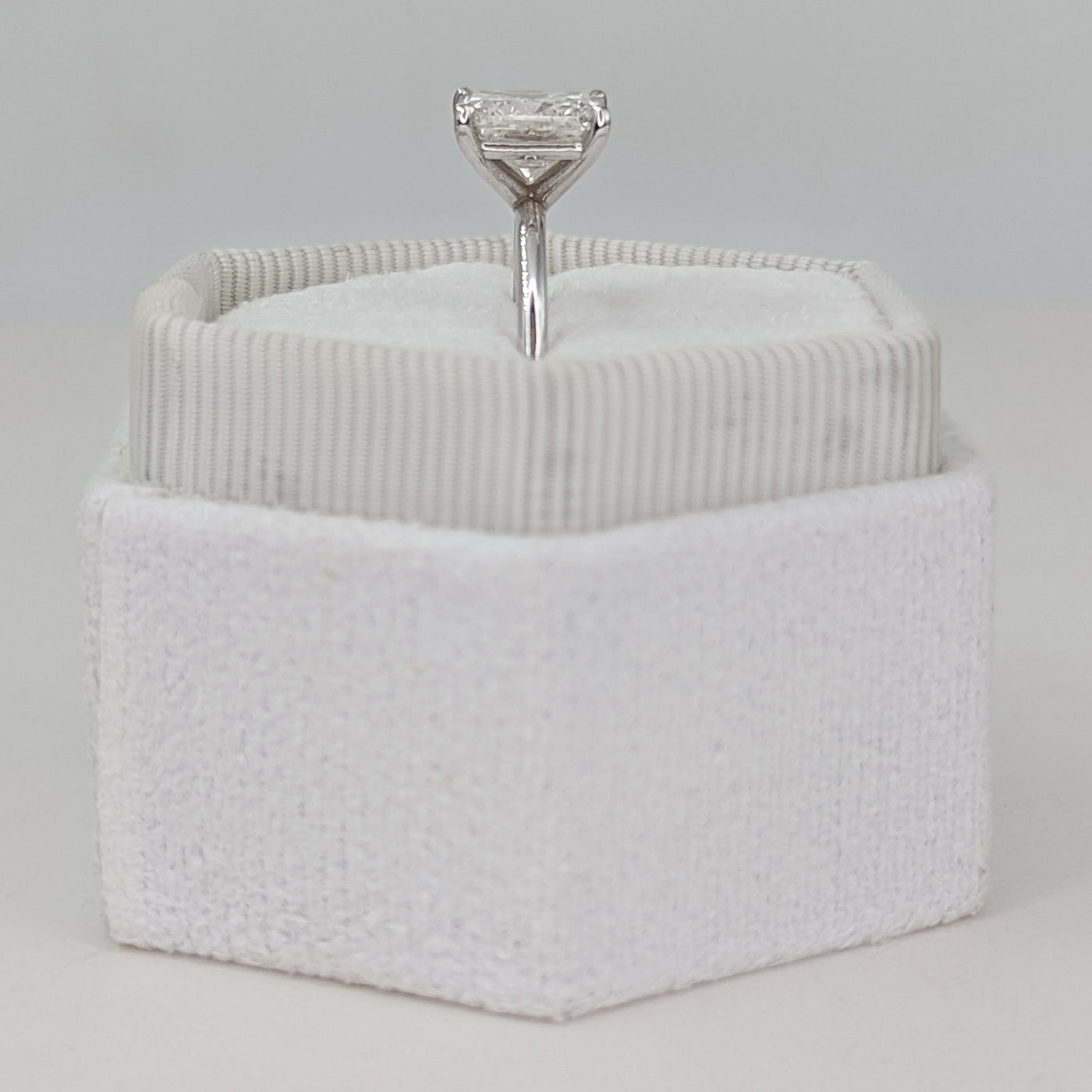 1.81 - 3.0 CT Cushion Diamond Solitaire Engagement Ring