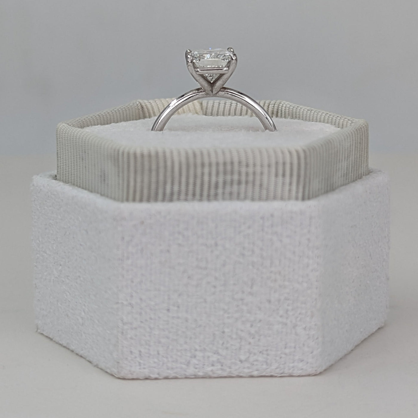 1.81 - 3.0 CT Cushion Diamond Solitaire Engagement Ring