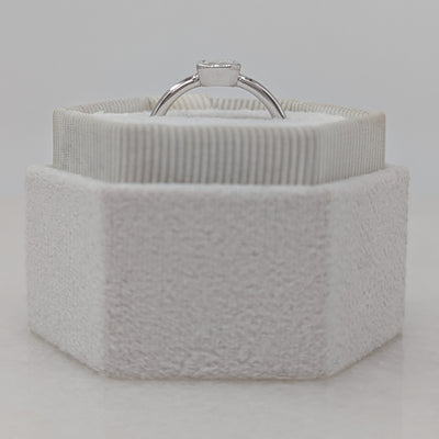 0.84-3.0 CT Emerald Diamond Solitaire Engagement Ring