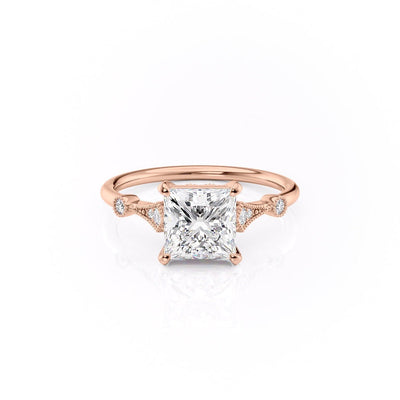 princess-solitaire-milgrain-setting-moissanite-engagement-ring