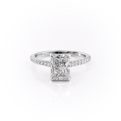 radiant-cut-pave-setting-moissanite-engagement-ring