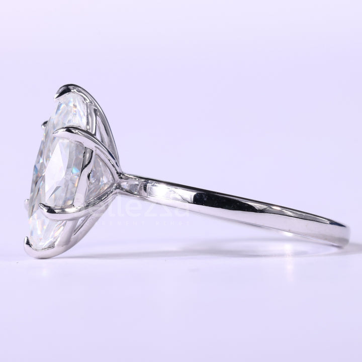 1.50CT Marquise Cut Solitaire Moissanite Engagement Ring