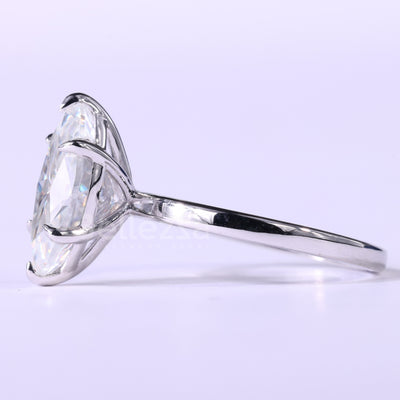 1.50CT Marquise Cut Solitaire Moissanite Engagement Ring