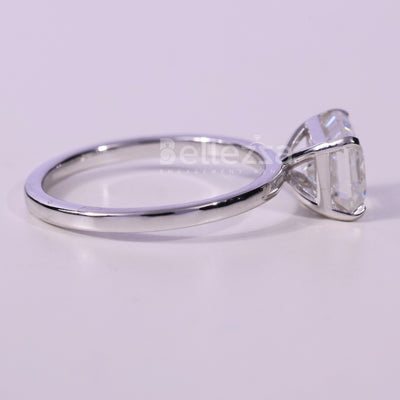 1.50CT East-West Emerald Cut Diamond Solitaire Engagement Ring