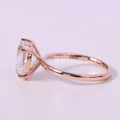 1.50CT Heart Cut Solitaire Moissanite Engagement Ring