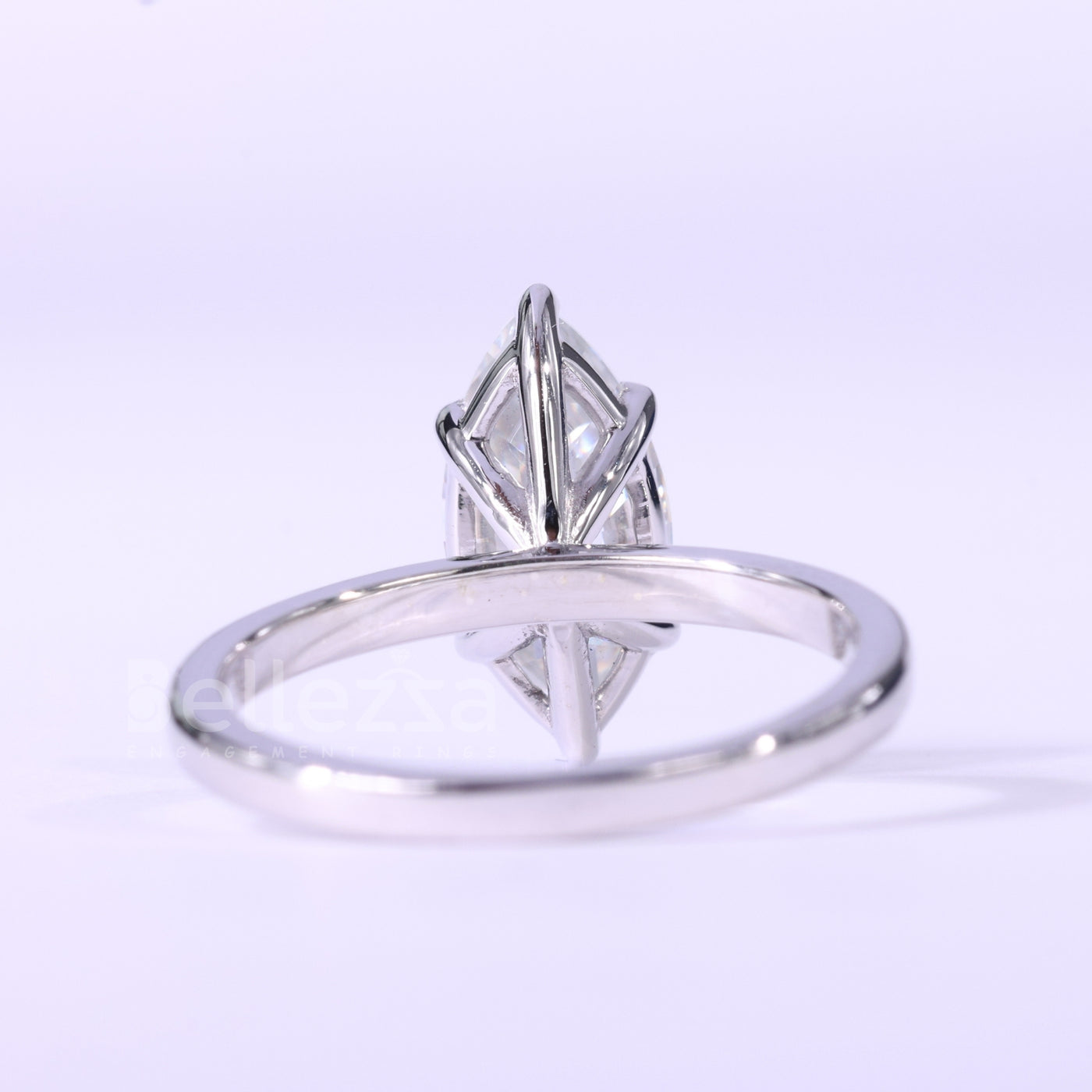 1.50CT Marquise Cut Solitaire Moissanite Engagement Ring