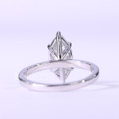 1.50CT Marquise Cut Solitaire Moissanite Engagement Ring