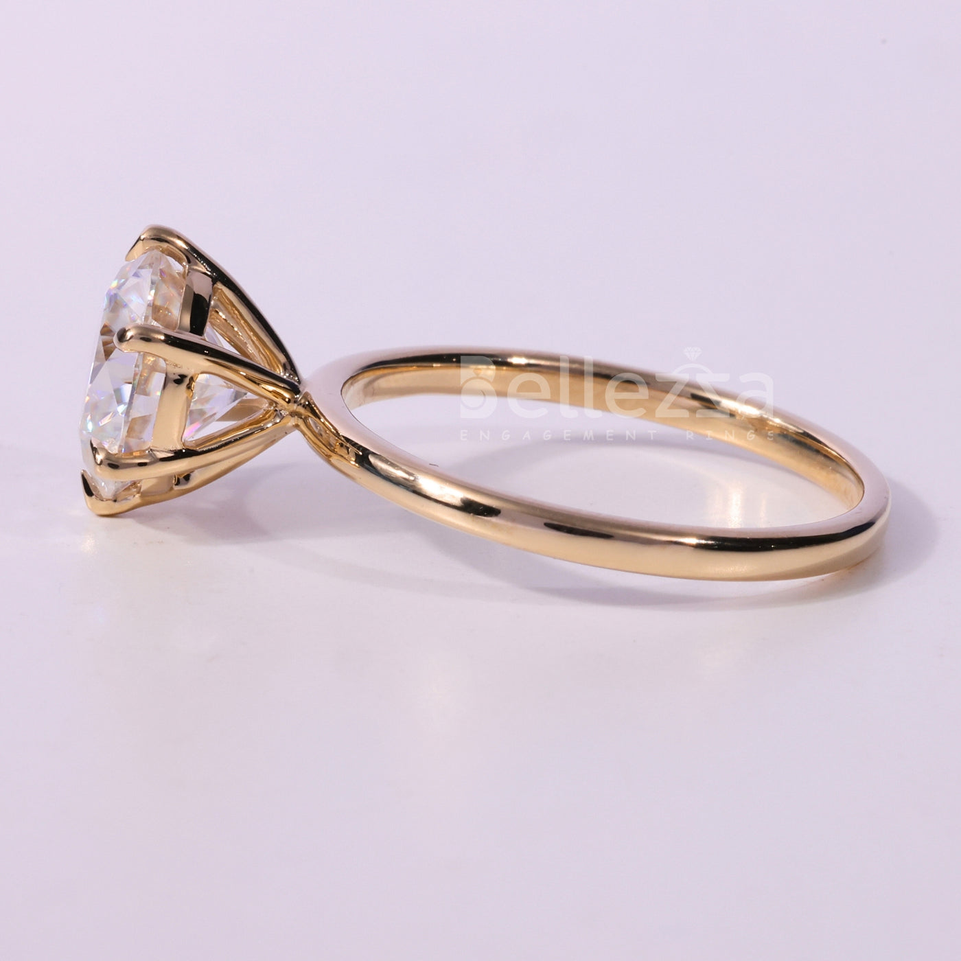 1.50CT Round Brilliant Cut Solitaire Moissanite Engagement Ring