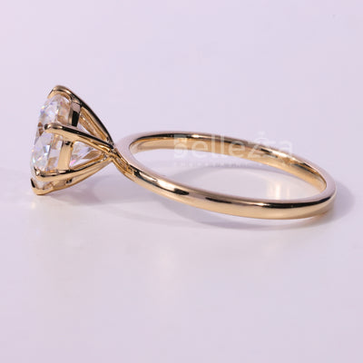 1.50CT Round Brilliant Cut Solitaire Moissanite Engagement Ring