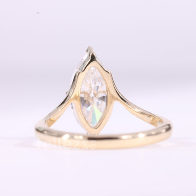 2.0CT Marquise Cut Unique Solitaire Engagement Ring For Her