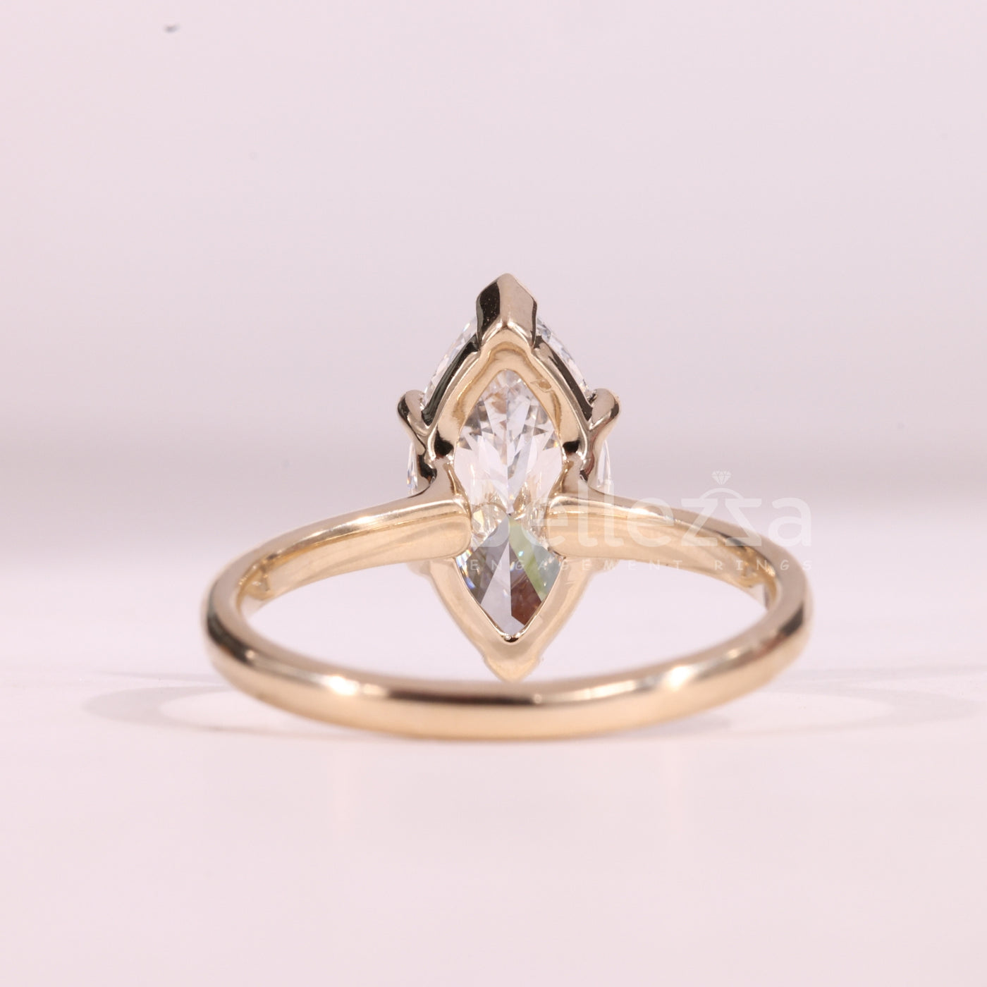 1.50CT Marquise Cut Solitaire Moissanite Engagement Ring