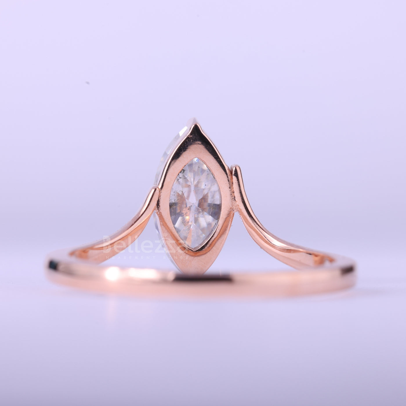 1.50CT Marquise Cut Diamond Unique Solitaire Engagement Ring