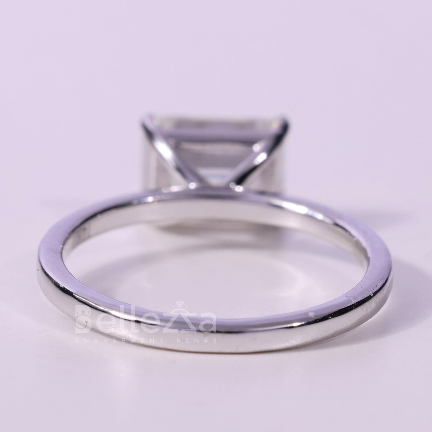 1.50CT East-West Emerald Cut Diamond Solitaire Engagement Ring