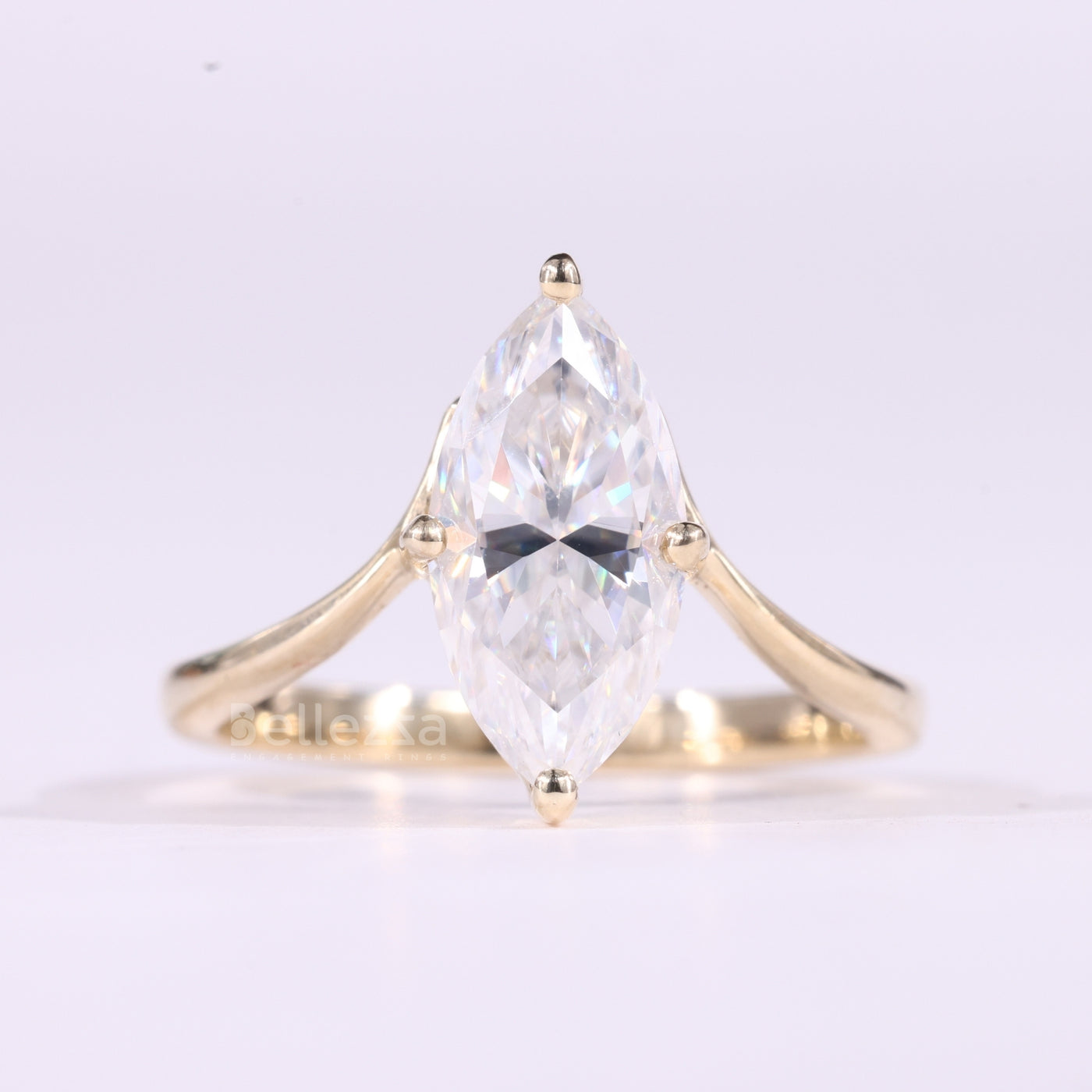 2.0CT Marquise Cut Unique Solitaire Engagement Ring For Her