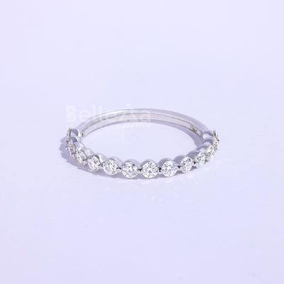 0.50TCW Round Brilliant Diamond Wedding Band - Ready to Ship