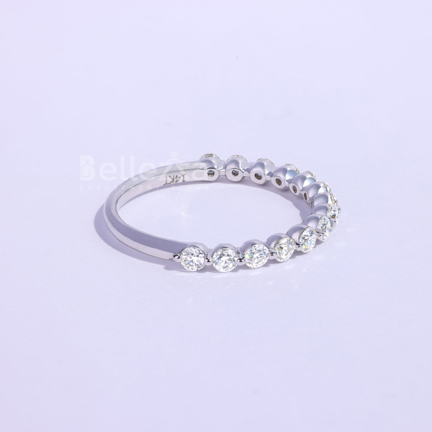 0.50TCW Round Brilliant Diamond Wedding Band - Ready to Ship
