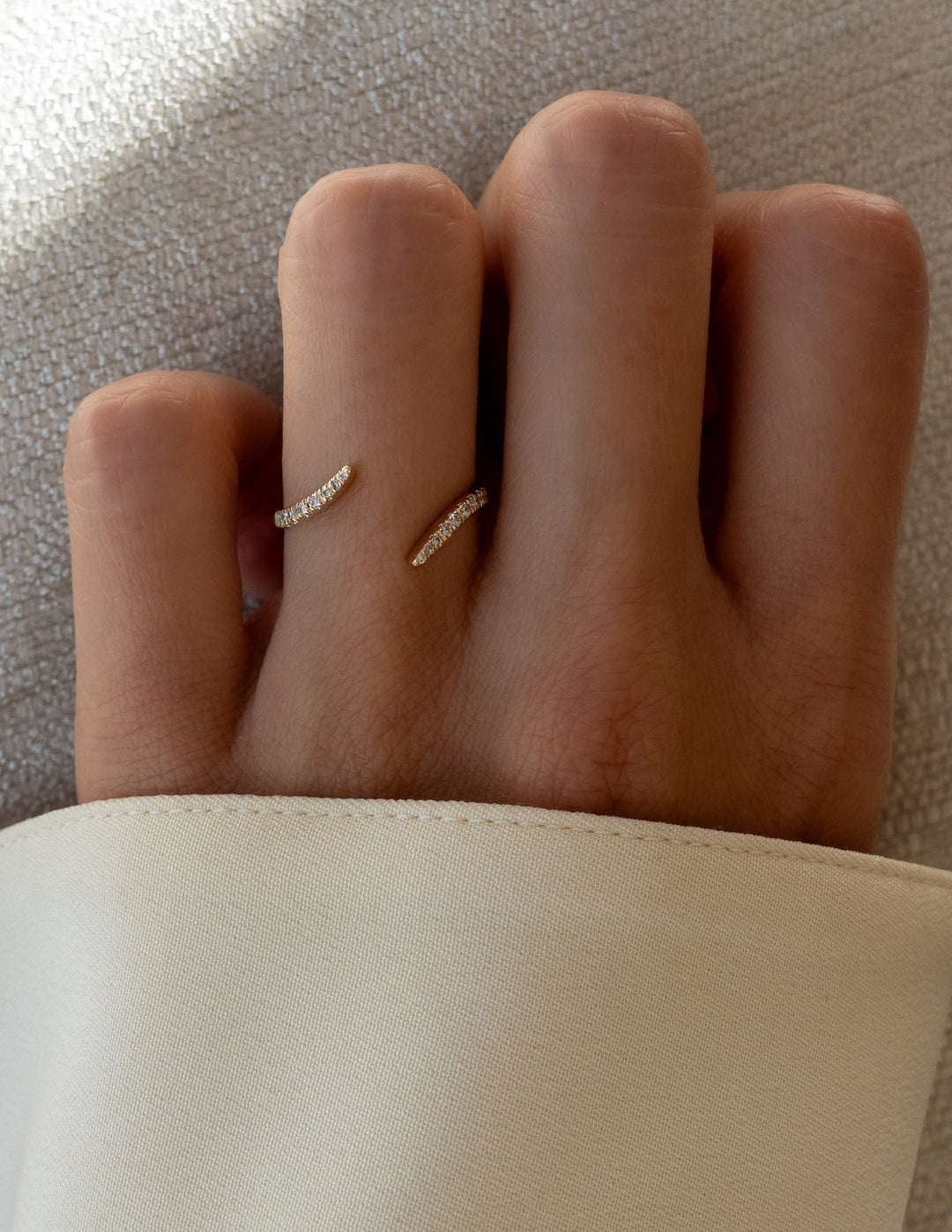 0.30 TCW Round Lab Grown Diamond Wrap Pave Wedding Band