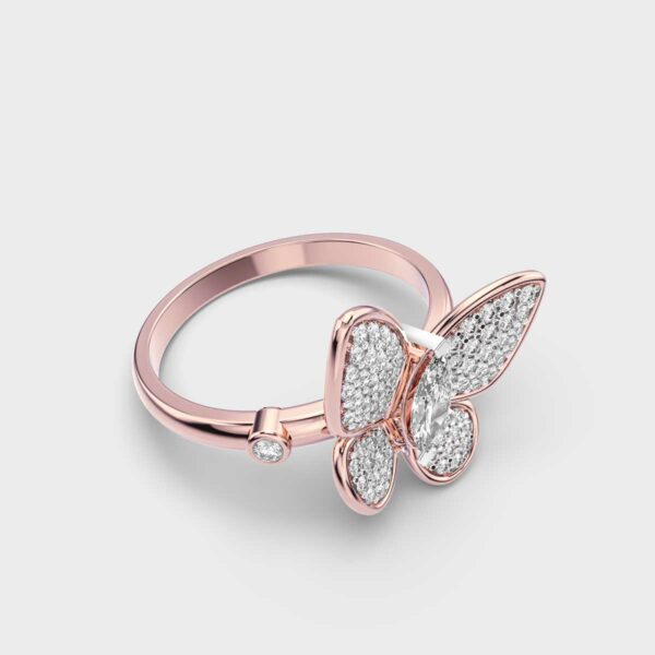 Round & Marquise Metamorphosis Moissanite Diamond Ring For Women