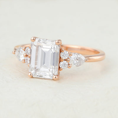 1-06-ct-emerald-shaped-moissanite-cluster-engagement-ring