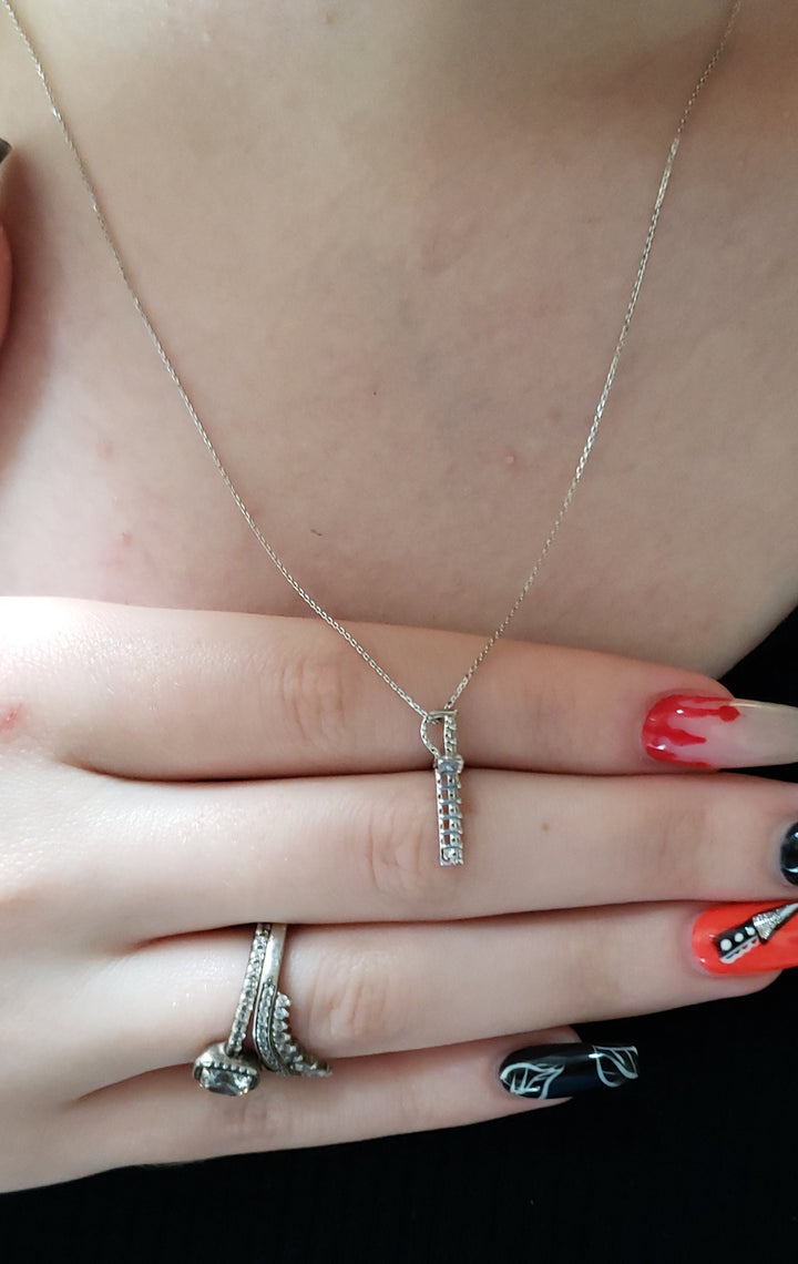 4TCW Cross Moissanite Diamond Necklace for Women